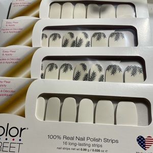 Color street palms, Swiss n tell and clear as day